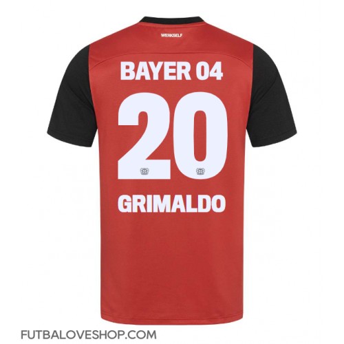 Dres Bayer Leverkusen Alejandro Grimaldo #20 Domáci 2024-25 Krátky Rukáv